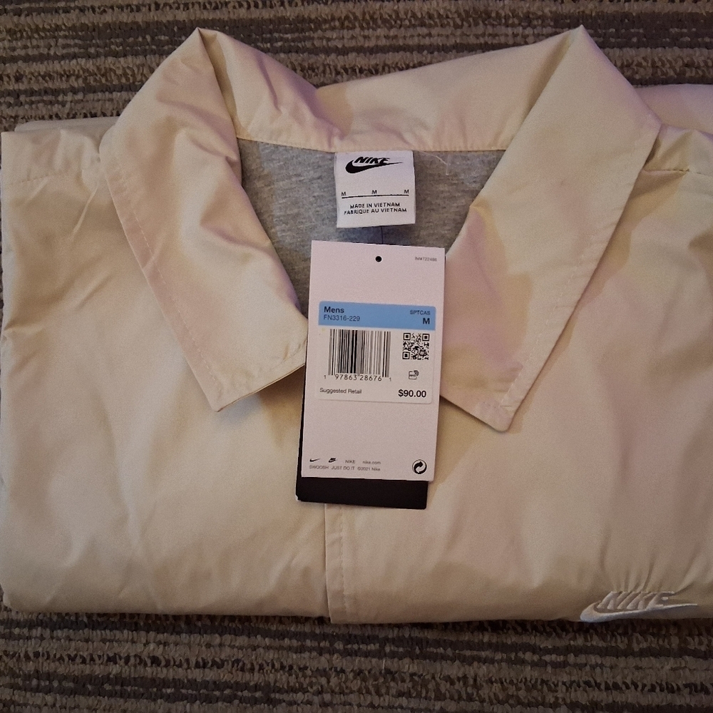 Nike Men's Coaches Jacket NWT SIZE MED - Picture 5 of 5